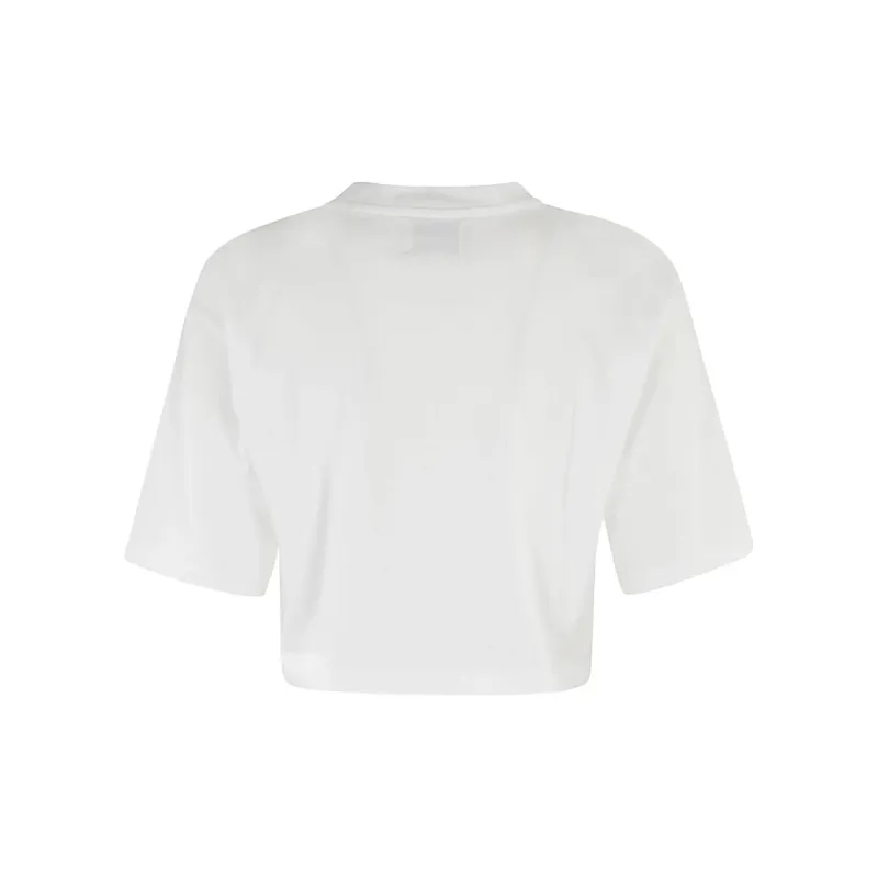 Loulou De Saison Cropped Short sleeve T shirt-1