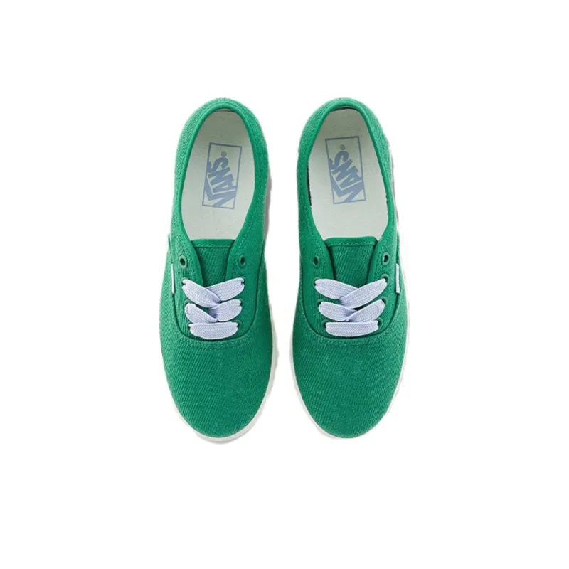 Vans Non slip Lightweight Low Top Skateboard Shoes Unisex Green-2