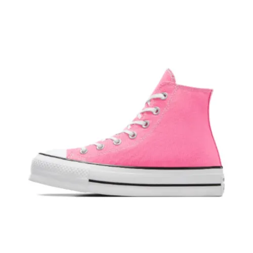 Converse All Star Lift Canvas Shoes Women's High-Top Pink/White