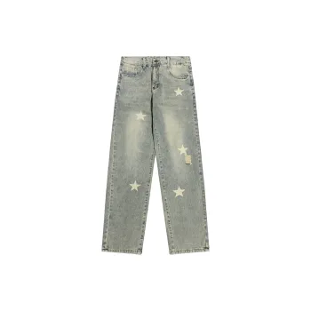 PAINT STAIN Jeans Unisex Yellow Mud