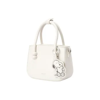 SEM/R Snoopy Collection PU Crossbody Bags Handbags Small Size Women's Black And White Tones / Pink Purple
