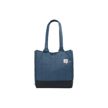 Carhartt Polyester Tote Bag Shopping Bag Handbag Women's Blue