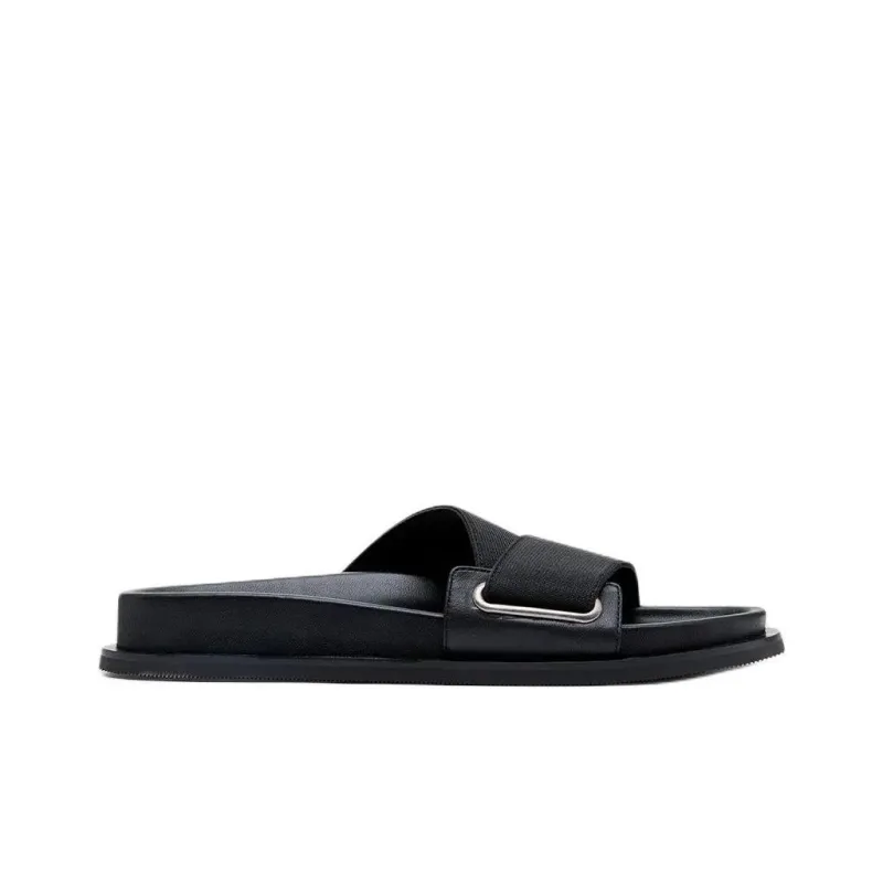 ST. AGNI Slide Slippers Women's Black-1