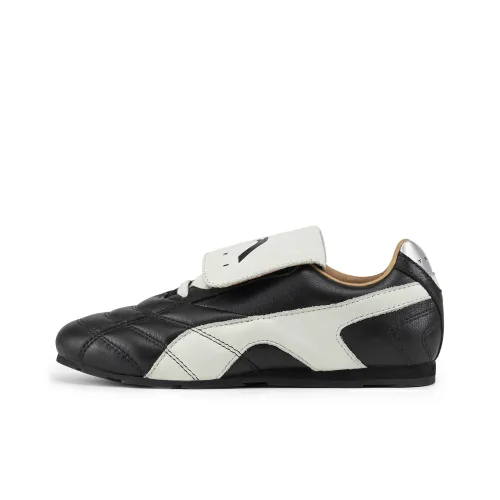 TAYKI 1960'S Casual Shoes Unisex Low-Top Off White/Black