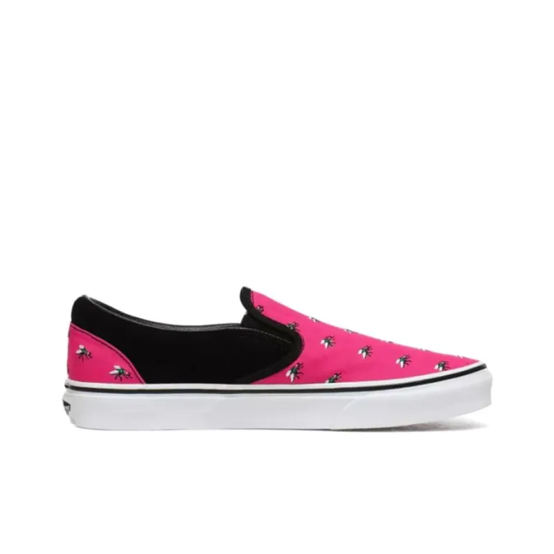 Vans Trap Fly Classic Slip on Shoes Red Rose-1