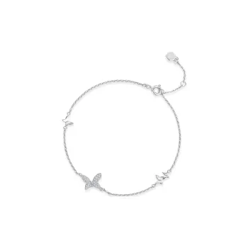 NAME.S S925 Silver Student Bracelet Women's