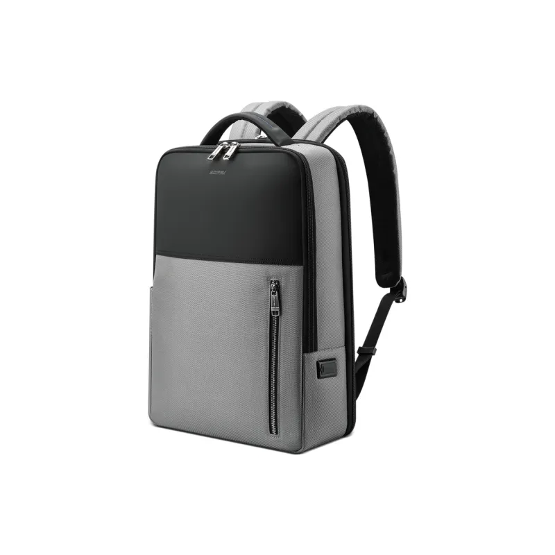 BOPAI Microfiber Synthetic Leather Laptop Bags Backpacks Backpack Regular Men's Black-0