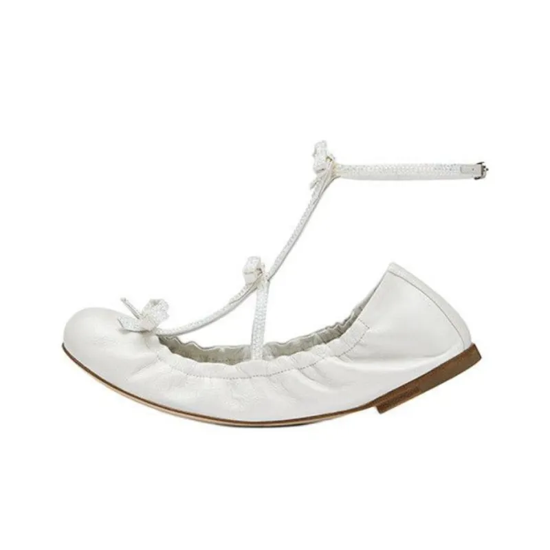 RENE CAOVILLA Caterina Casual Single Shoes Women's Ivory-0