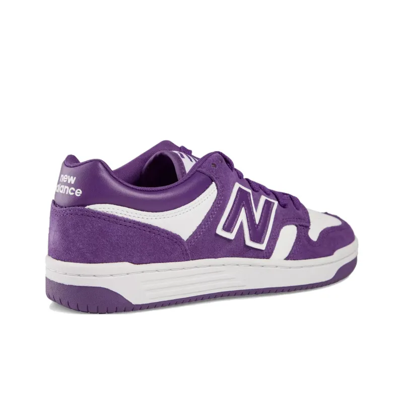 New Balance NB 480 Non slip Lightweight Low Top Skateboard Shoes Unisex Purple-2