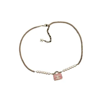 CHANEL   Necklaces Women's Gold