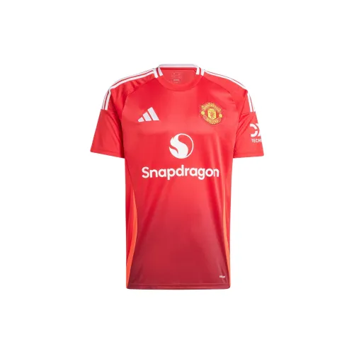 Adidas Manchester United Soccer Jerseys Men Bright Red