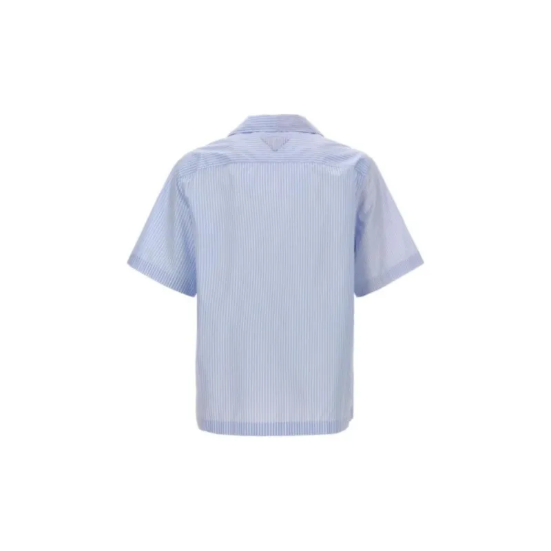 PRADA Striped Short Sleeved Shirt-1
