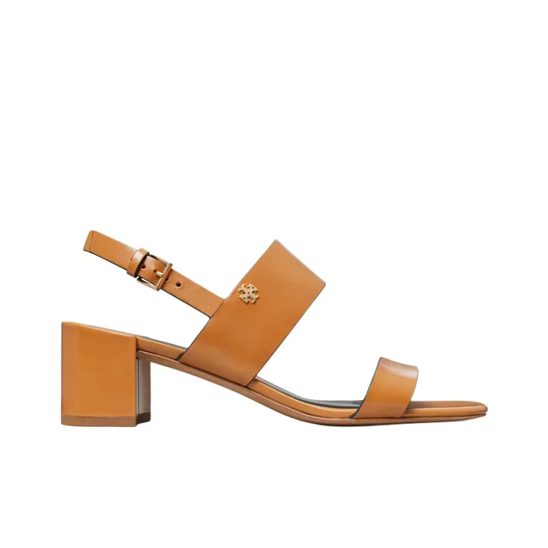 TORY BURCH One Strap Sandals 5cm Women's Brown-1