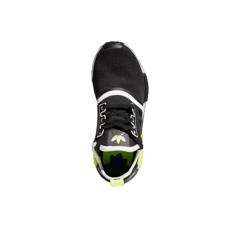 Adidas NMD_R1 Big Kid 'Black Solar Yellow'-3