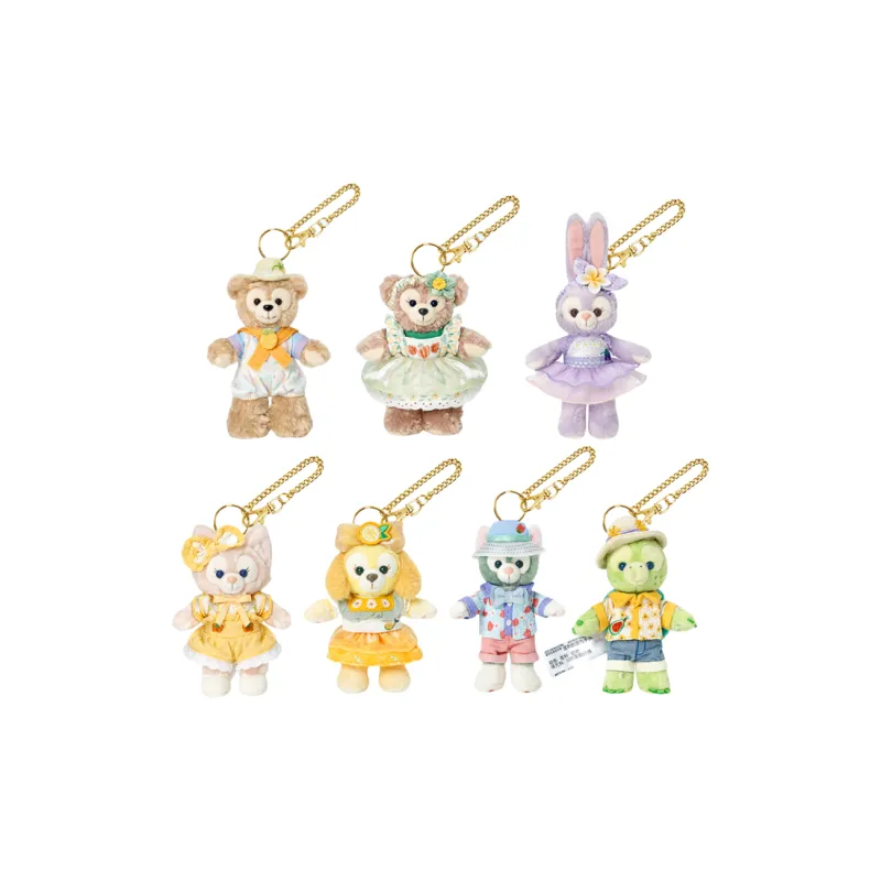 Disney 2024 Summer Duffy Dolls Plush Pendant 12cm 14cm Height-0