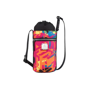 MCM Ottomar Textile Nylon Water Bottle Bag Handbag Unisex Multicolor