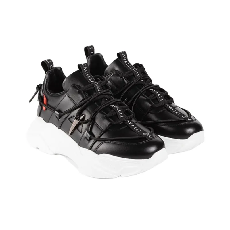 Roberto Cavalli RC Low-Top Casual Shoes Men's Black-2
