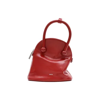 MUVA Cow Leather Crossbody Handbags Women's Party Red/Lunar Silver/Twilight Black/Milkshake White