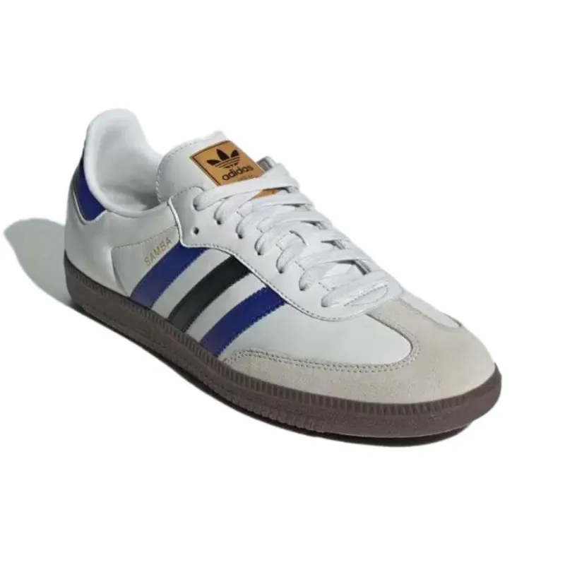 Adidas Samba Og Crystal White Active Blue Black-2