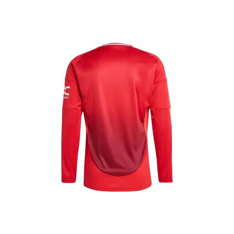 Adidas Free Shipping With AdiClub Manchester United 24/25 Long Sleeve Home Jersey-1
