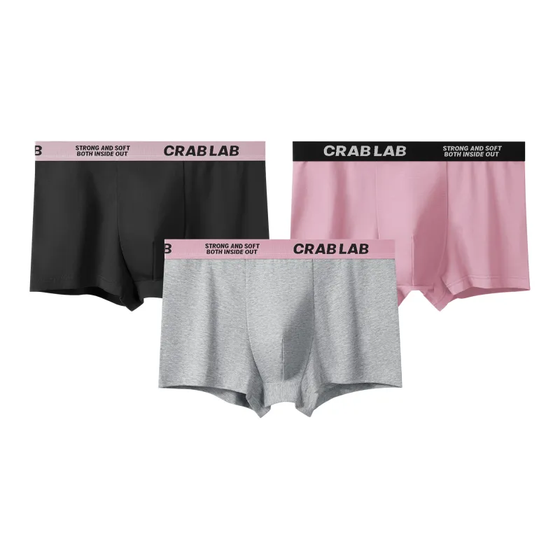 Crabsecret Boxer Shorts Men's 3 Pack-0