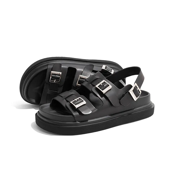 Old Meow Beach Sandals 4.5cm Women's Black-1