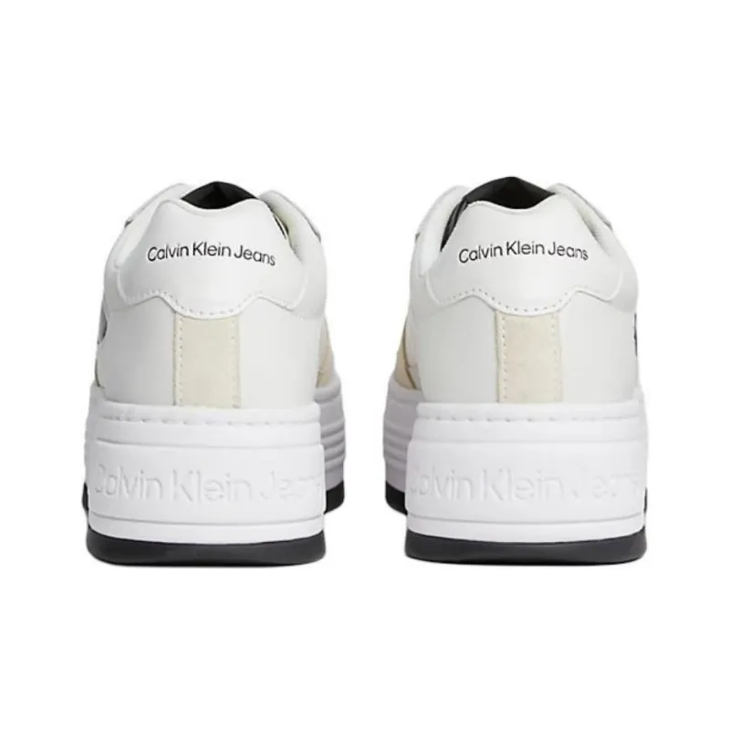 CKJ CALVIN KLEIN JEANS Low Top Casual Shoes Women's White-4