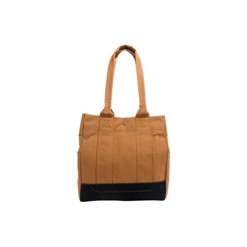 Carhartt Polyester Tote Bag Shopping Bag Handbag Unisex Brown & Black-3