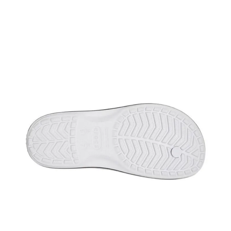 Crocs Odor-Resistant Abrasion-Resistant Flip Flops Unisex Elegant Gray-6