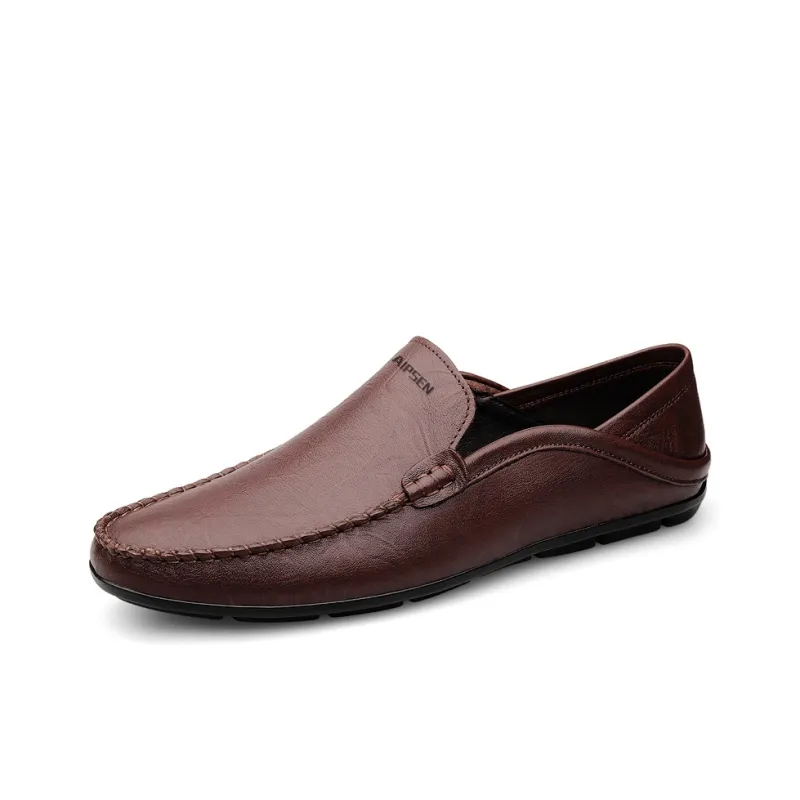 AIPSEN Beanie Shoes Men's Brown-1