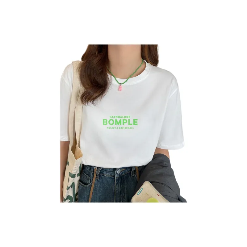 Weixi T Shirts Women's White-1