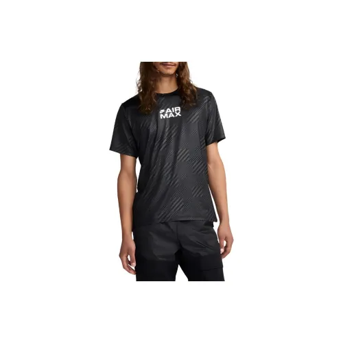 Nike Air Max T-Shirts Men Dark Smoke Gray/Black