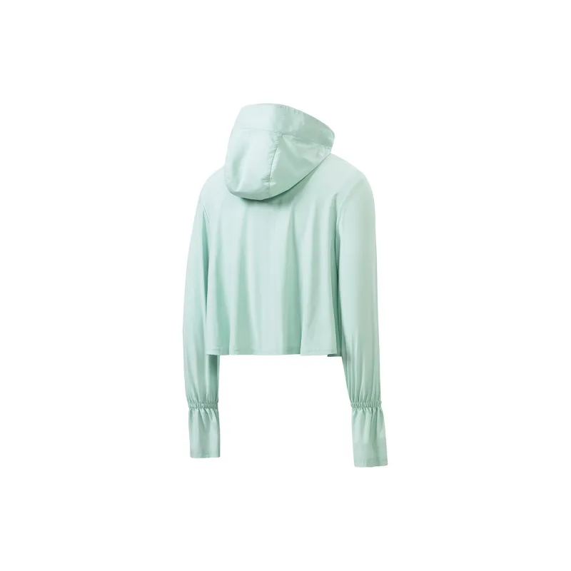 Erke Variety Training Collection Trench Coat Women's Clear Green-1