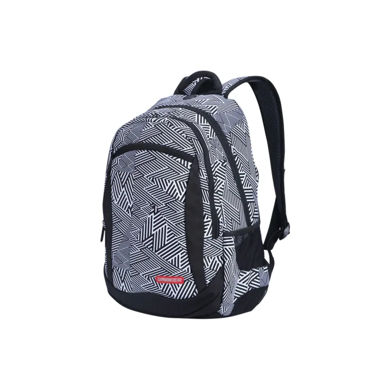 Uniker Polyester Backpack Medium Size Unisex Multicolor-12