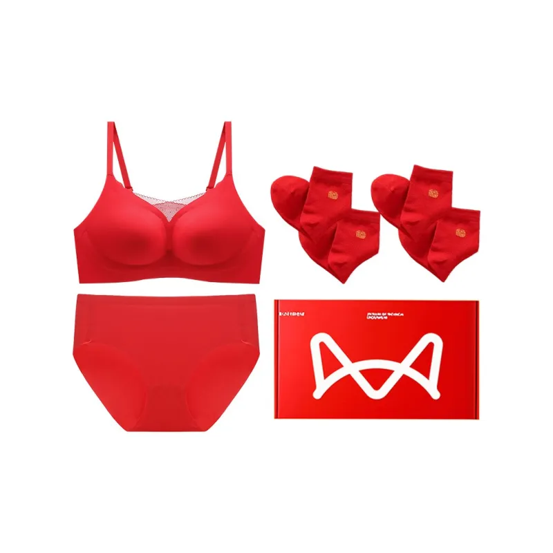 MIIOW Bra Women's Gift Box Set Red-14