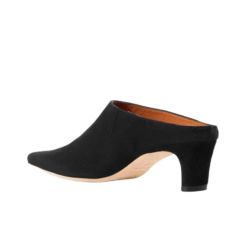 Staud Closed Toe Slippers 5.5cm Women's Black-3