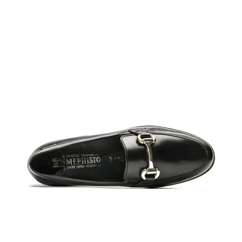 MEPHISTO Loafers Women's Black/Dark Red-4