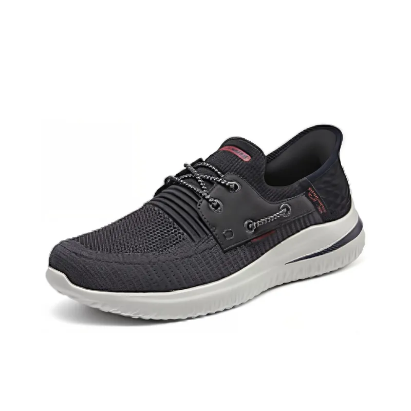 Skechers Hands Free Slip-Ins Cushioning Anti-Slip And Wear-Resistant Low-Top Casual Shoes Men's Black-2