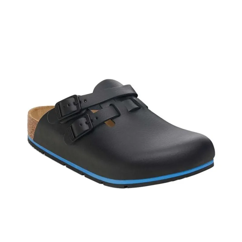 Birkenstock Kay Slip Resistant Wrap toe Slippers Women's Black Narrow Fit-2
