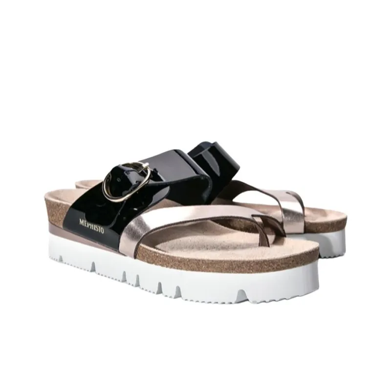 MEPHISTO Rubber Sole Slip-Resistant Flip Flops Women's-2
