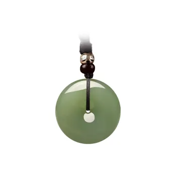GOLDFISH ALLEY Pendants Pale Greenish White Jade Unisex