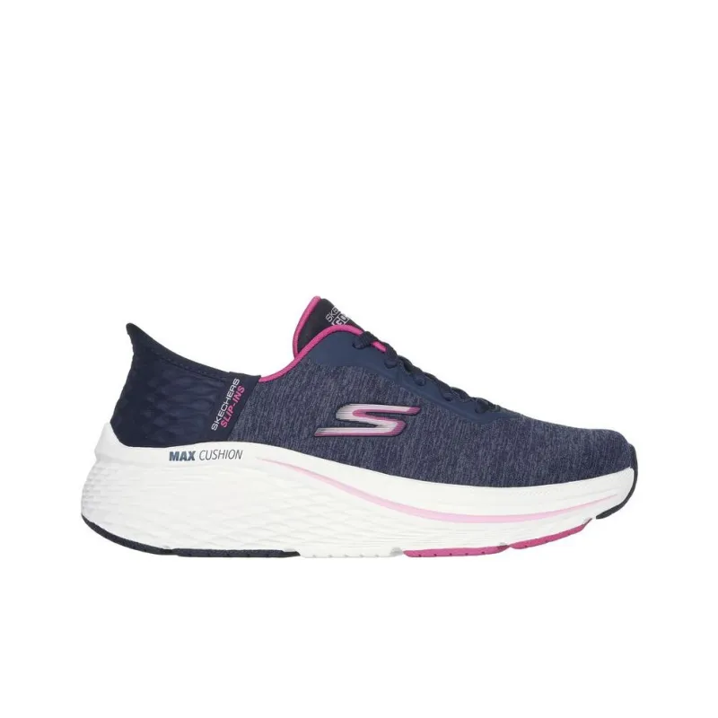Skechers Max Cushioning Non slip Lightweight Low Top Casual Running Shoes Women's Dark Blue-1