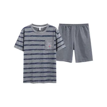 FENTENGCARE Pajama Set Men's Heather Gray