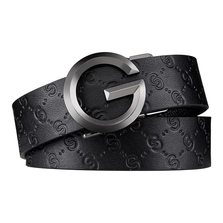 Canita Kolly G Style Automatic Buckle, Business Formal Leather Belts Men's Width  3.5cm-2