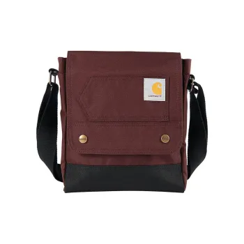 Carhartt Polyester Shoulder Bag Crossbody Bag Unisex Red Brown