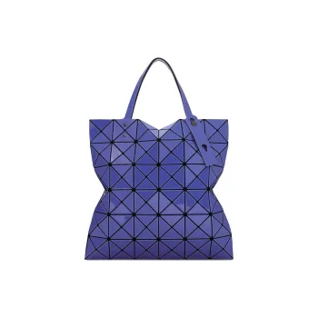 ISSEY MIYAKE Polyvinyl Chloride Resin Tote Bag, Shopping Bag, Handbag Women's Blue & Light Blue
