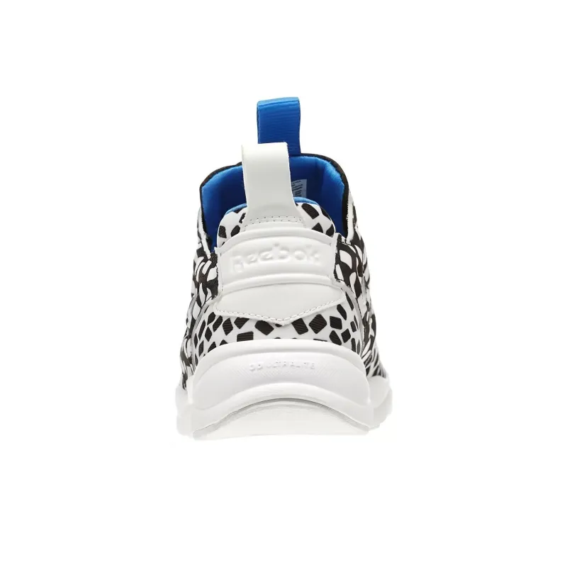 Reebok Furylite Anti Slip Wear Resistant Low Top Casual Running Shoes Women's White Black Blue-3