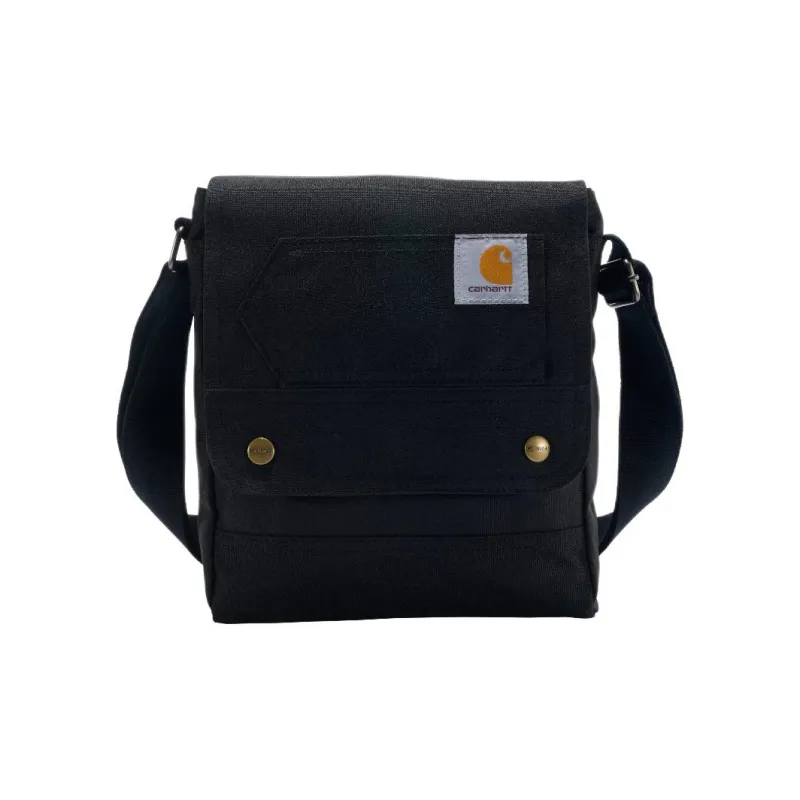 Carhartt Polyester Shoulder Bag, Crossbody Bag Unisex Black-0