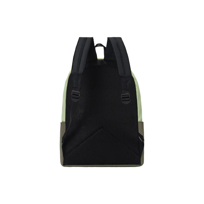 TURN UP Polyester Backpack Unisex Green Gray-2