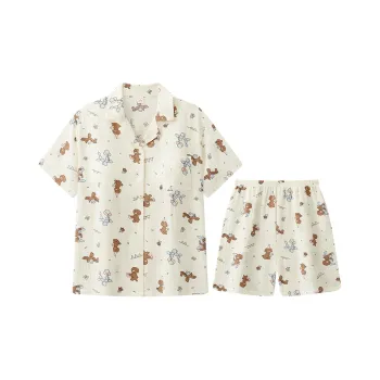William Pajama Set Women's Ecru